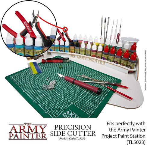 The Army Painter Precision Side Cutter | Side Cutter for Plastic, Resin and Metal Miniatures | Stainless Steel Precision Cutter for Tabletop Wargames Miniature Modelling in Saudi Arabia