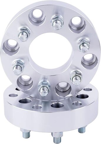 DCVAMOUS 4PC 6x5 to 6x5.5 Wheel Adapters 1 Inch with 12x1.5 Studs 78.1mm Bore Compatible with Chevrolet GMC 6 Lug 6x127 to 6x139.7 for 2003-2006 SSR | 2002-2009 Trailblazer | 2002-2009 Envoy in Saudi Arabia