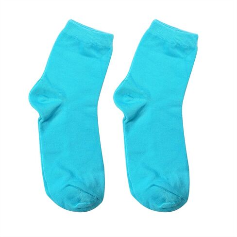 Unisex Cotton Colorful Quarter Crew Socks Athletic Breathable Socks 4-Pair Package (Men8-12 Women 7-11) in Saudi Arabia