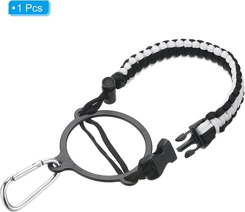 PATIKIL Water Bottle Holder, Paracord Handle Carrying Lanyard Strap Carrier with Ring for 12oz to 64oz Wide Mouth Bottles in Saudi Arabia