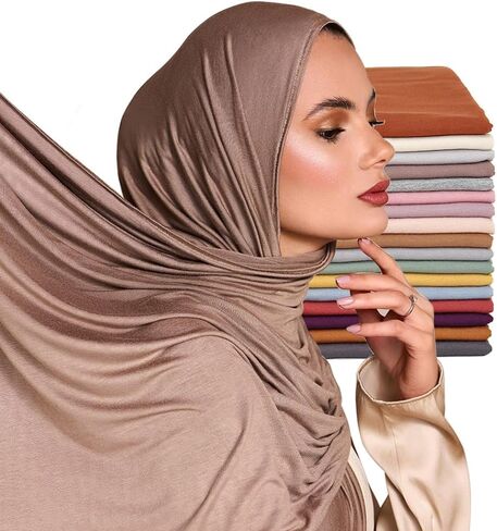 وشاح رأس طويل قابل للتمدد من Hophor، ربطة عنق طويلة لرأس عمامة للنساء in Kuwait