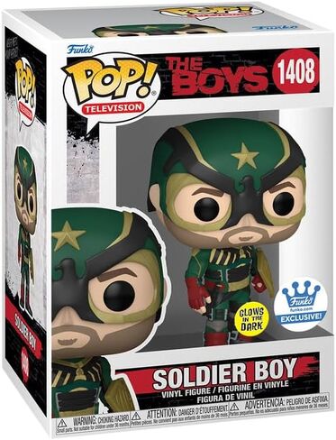 فانكو بوب! التلفاز: The Boys - Soldier Boy *Glow in The Dark Shop حصريًا in Saudi Arabia
