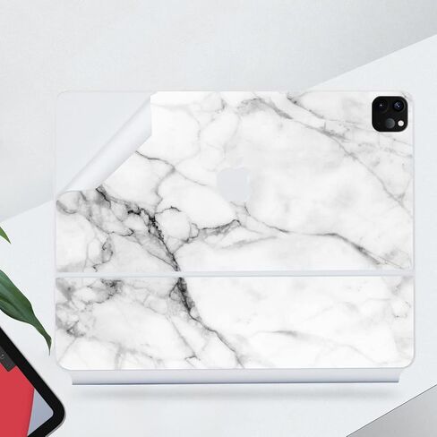 IMMOENUC 4-in-1 Colorful Decals for Apple ipad Pro M2 Magic Keyboard 12.9 inch Full Body Protective Skin Vinyl Sticker Film with Keyboard Cover 2020/2021/2022(for Magic Keyboard 12.9 inches, Marble) in Saudi Arabia