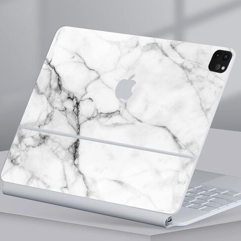 IMMOENUC 4-in-1 Colorful Decals for Apple ipad Pro M2 Magic Keyboard 12.9 inch Full Body Protective Skin Vinyl Sticker Film with Keyboard Cover 2020/2021/2022(for Magic Keyboard 12.9 inches, Marble) in Saudi Arabia