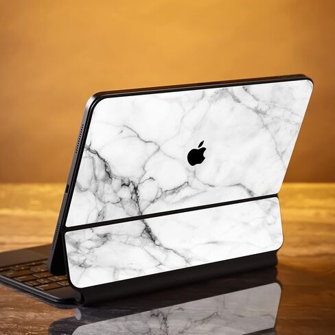 IMMOENUC 4-in-1 Colorful Decals for Apple ipad Pro M2 Magic Keyboard 12.9 inch Full Body Protective Skin Vinyl Sticker Film with Keyboard Cover 2020/2021/2022(for Magic Keyboard 12.9 inches, Marble) in Saudi Arabia
