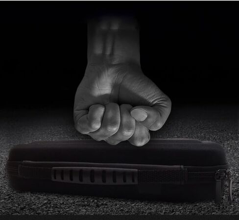 BGGCHEECA GO-L Hard Carrying Shell Case Compatible with Switch/Switch OLED, with 19 Game Card Slots and 2 Micro SD Card Slots, Portable Travel Carry Case, with 4 Thumb Grip Caps. (Black/Red) in Kuwait