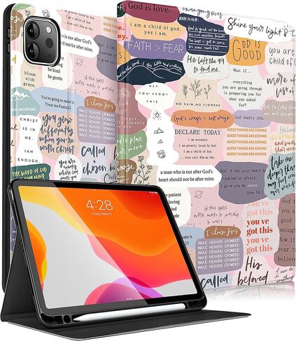 for iPad Pro 12.9 Case for iPad Air 13 Inch 2024 Case Cute Pencil Holder Women Girl Moon Star Folio Cover for Apple 12.9 inch for iPad Pro Case 6th/5th/4th/3rd Generation Air 13 2024 Case in Saudi Arabia