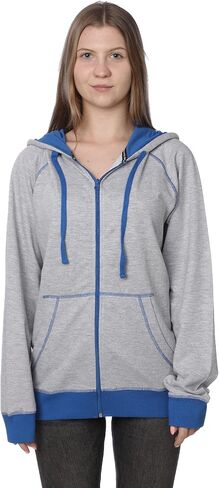 سويت شيرت نسائي من French Terry Active ذو قلنسوة بسحاب كامل ومتوفر بمقاس كبير in Kuwait