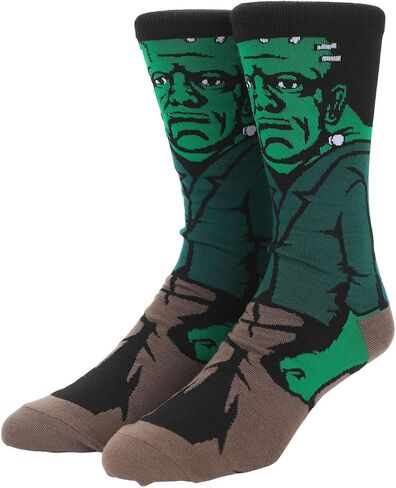 جوارب Bioworld Universal Monsters Frankenstein الرجالية Animigos Crew in Saudi Arabia