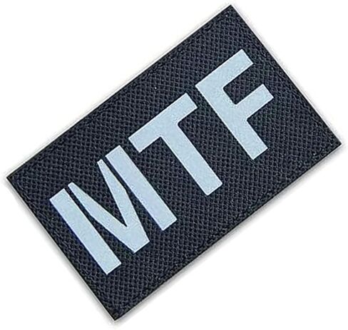 2 pcs Nine-Tailed Fox & MTF Infrared Reflective Patch SCP Special Containment Procedures Foundation Embroidered Tactical Military Morale Patches in Kuwait