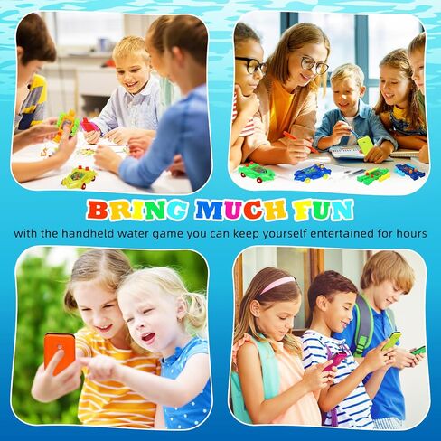 48 Pack Colorful Handheld Water Game Cellphone Water Ring Game Bulk Handheld Game Water Ring Toss for Beach Toys Party Favors Birthday Classroom Prize Box Back to School Gift in Saudi Arabia