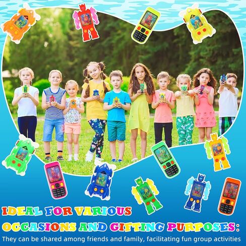 48 Pack Colorful Handheld Water Game Cellphone Water Ring Game Bulk Handheld Game Water Ring Toss for Beach Toys Party Favors Birthday Classroom Prize Box Back to School Gift in Saudi Arabia