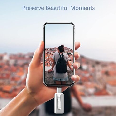 محرك أقراص فلاش Vansuny USB 3.0 بسعة 64 جيجابايت، 3 في 1 محرك فلاش USB عصا ذاكرة للصور للهاتف/الوسادة وهاتف Android/الكمبيوتر اللوحي والكمبيوتر الشخصي in Kuwait