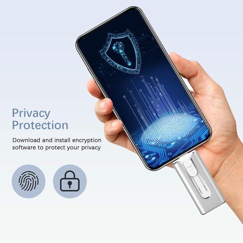 محرك أقراص فلاش Vansuny USB 3.0 بسعة 64 جيجابايت، 3 في 1 محرك فلاش USB عصا ذاكرة للصور للهاتف/الوسادة وهاتف Android/الكمبيوتر اللوحي والكمبيوتر الشخصي in Kuwait