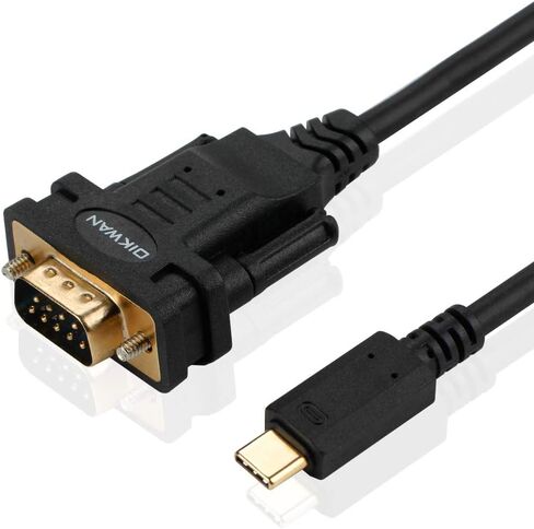 USB إلى RS232 كابل ذكر DB9 التسلسلي، 2-حزمة in Kuwait