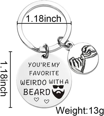 هدايا عيد الحب المضحكة لصديق الزوج من الزوجة والصديقة، أنت سلسلة المفاتيح الغريبة المفضلة لدي لهدايا عيد ميلاد الذكرى السنوية لزوجه BF لخطيبته in Kuwait
