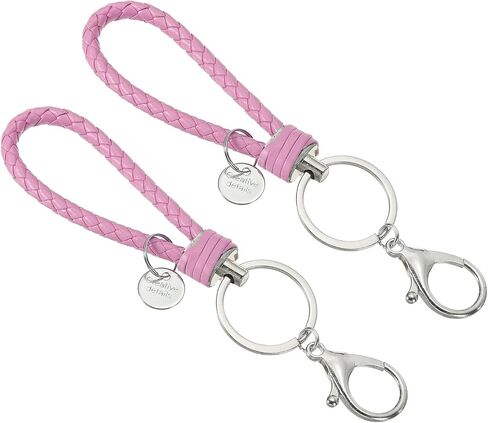 PATIKIL Keychain Bracelet, Woven Leather Wristlet Keychain for Women and Men for Car Keys, Bag Decoration in Saudi Arabia