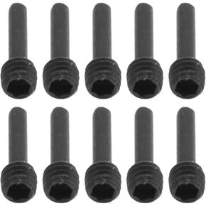 Oumefar 10Pcs M4 Driveshaft Screw Pins Steel Driveshaft Screw Pins for Losi Baja Rey 1/10 RC Car, Elec Car/Truck Replacement Parts