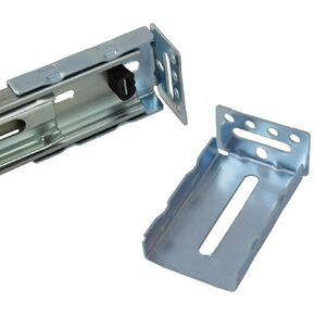 GlideRite Hardware SK35-5 SK-35 Face Frame Rear Mounting Socket Brackets 5 Pack, 5-Pack