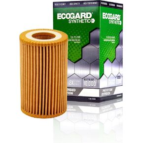 ECOGARD S10436 Premium Cartridge Engine Oil Filter for Synthetic Oil Fits Audi Q7 3.0L 2017-2019, A6 Quattro 3.0L 2016-2018, A7 Quattro 3.0L 2016-2018, A8 Quattro 3.0L 2015-2018