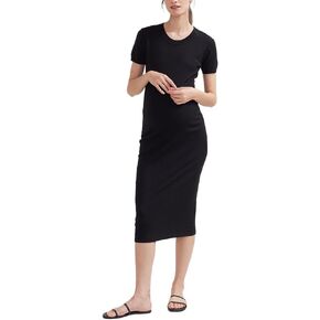 HATCH Collection | Maternity Midi-Length Dress, Two-Way Stretch, for All Occasions | The Eliza Dress