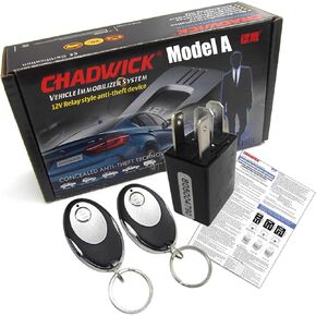 CHADWICK Relay-shaped Automobile Hidden Lock, Relay Style Anti-theft Device, 12V Vehicle Immobilizer System, Car Intelligent Oil Circuit Controller, Replaceable Non-destructive Installation, Model A