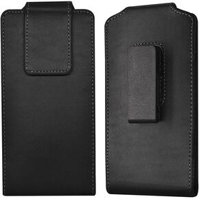 Cell Phone Holster Swivel Belt Clip Case for iPhone 11 / XR, Samsung Galaxy S23 Plus S22+ S21 FE S20 FE S10+ A54 A53 5G A52 5G A32 4G A33 A11, LG V50 ThinQ, Moto E/G Fast, Belt Phone Pouch Holder -L