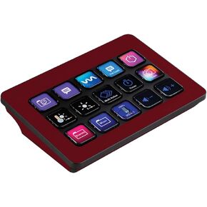 MightySkins Skin Compatible with Elgato Stream Deck MK.2 - Solid Burgundy | Protective, Durable, and Unique Vinyl Decal wrap Cover | Easy to Apply, Remove, and Change Styles | Made in The USA