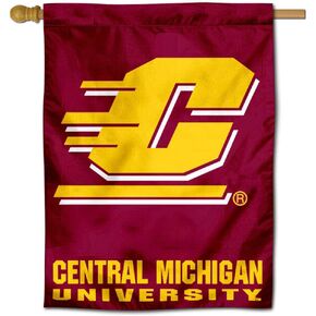 Central Michigan Chippewas House Flag Banner