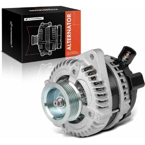 A-Premium Alternator Compatible with Honda Accord 2008-2012, Accord Crosstour 2010, 3.5L, 12V 130A 6-Groove Pulley Clockwise, Replace# 104210-5910, 31100-R70-A01