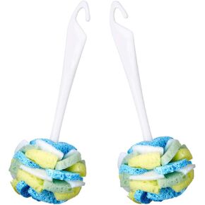 Compac Home Dish Wand Plus Cello, Foam & Scour Sponge Petals Brush and Clean Dishes, Pots, Bottles, & Glassware, 1 Count