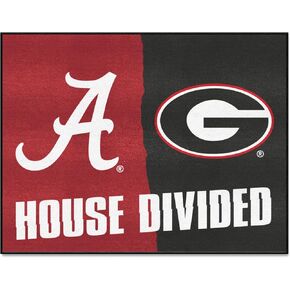 FANMATS NCAA Unisex-Adult House Divided Mat