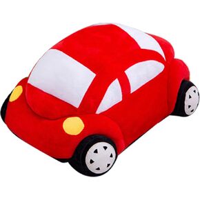 Car Plush Toys Red 13.7", Stuffed Vehicle Plushie Soft Gifts for Boys