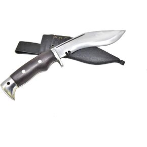 GK&CO. Kukri House Authentic Kukri/Khukuri 5 Inch Blade American Eagle Kukri-Full Tang Wooden Handle, Leather Sheath Khukuri- Handmade in Nepal Imported