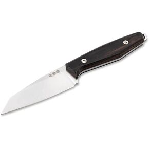 Boker Manufaktur Solingen Daily Knives AK1 Reverse Tanto Grenadill شفرة ثابتة بنية، 3.11 بوصة RWL 34 شفرة، صممها Alex Kremer in Kuwait