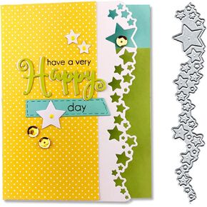 Stars Lace Metal Cutting Dies for Card Making, Star on The Border Die Cuts Embossing Stencil for DIY Scrapbooking, Paper Craft, Album Photo Decorations in Saudi Arabia
