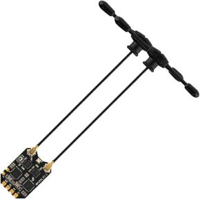 جهاز استقبال RadioMaster RP4TD ELRS Diversity FPV - وحدة استقبال بدون طيار ExpressLRS Nano 2.4 جيجا هرتز مع هوائي UFL T مقاس 65 مم لطائرة FPV Drone Tiny Whoop ذات الجناح الثابت RC من Speedybee
