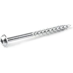 Kreg SML-C2-250 Zinc Pocket-Hole Screws, 2 Inch, 8 Coarse Thread, Maxi-Loc Head (250 Count)