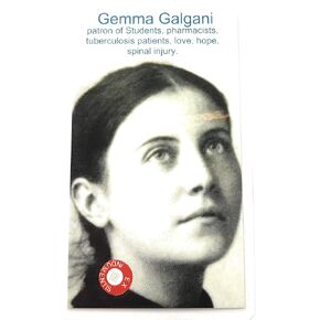 3rd Class Gemma Galgani Patron Students, Pharmacists, Paratroopers and Parachutists, Loss of Parents, Those Suffering Back Injury or Back Pain, Those Suffering with Headaches migraines