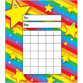 Trend Stars Incentive Pad, Chore Charts, 5.25" x 6", 36 Sheets
