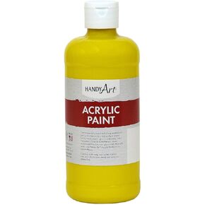 Handy Art Student Acrylic Paint 16 ounce, Chrome Yellow