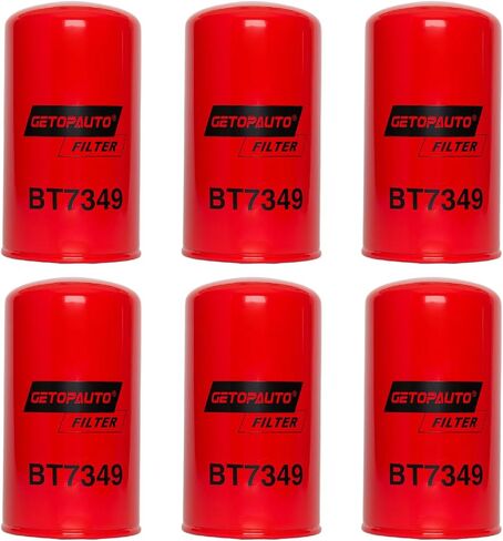 6 قطعة مرشحات BT7349 النفط Fltr تدور على 7-1/8 "x3-11/16" x7-1/8" يستبدل بالدوين BT7349 دونالدسون P558615 كرايسلر 5083285AA in Saudi Arabia