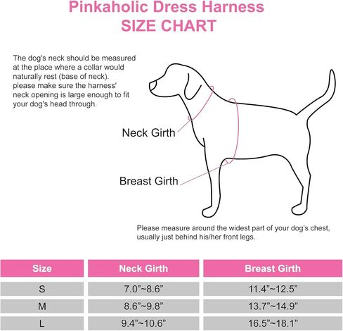Pinkaholic New York Berthe Dress Dog Harness لا خنق ولا سحب للتدريب على المشي للكلاب الصغيرة - بنفسجي - L in Kuwait