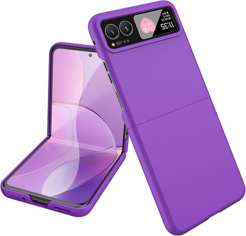 for Motorola Razr 2023 Case with Clip, [Not fit Razr Plus 2023] Motorola Razr 2023 Phone Case & Hard Shell Cover with Belt Hip Holster Rotating Clip for Motorola Razr 2023 Black in Saudi Arabia