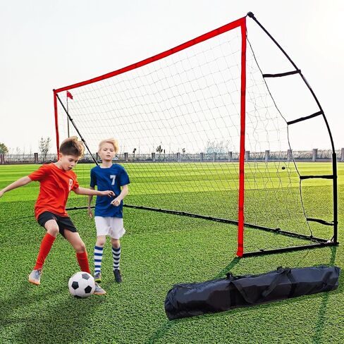 PreGymnastic Soccer Goals 12X6 FT Portable Soccer Nets-Youth &Adult Folding Soccer Goal for Games and Practice Indoor and Outdoor in Saudi Arabia