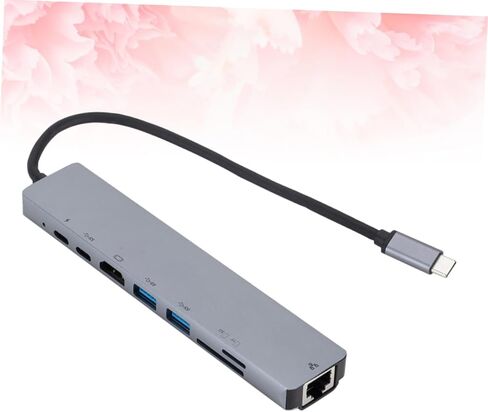 HOMSFOU 8 1 محول USB محولات USB c محول USB محور USB USB c محول Tf Slot Hub قارئ بطاقة Sd USB c إلى محول جهاز العرض USB c محور شحن USB c إلى Hub Type Charge in Kuwait