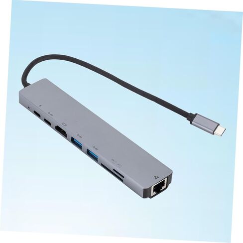 HOMSFOU 8 1 محول USB محولات USB c محول USB محور USB USB c محول Tf Slot Hub قارئ بطاقة Sd USB c إلى محول جهاز العرض USB c محور شحن USB c إلى Hub Type Charge in Kuwait