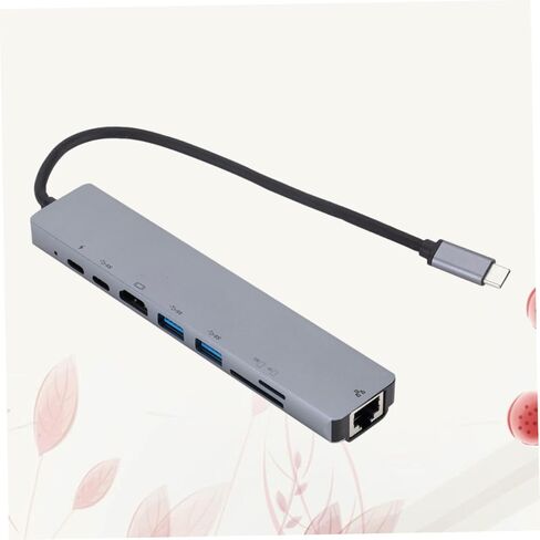 HOMSFOU 8 1 محول USB محولات USB c محول USB محور USB USB c محول Tf Slot Hub قارئ بطاقة Sd USB c إلى محول جهاز العرض USB c محور شحن USB c إلى Hub Type Charge in Kuwait