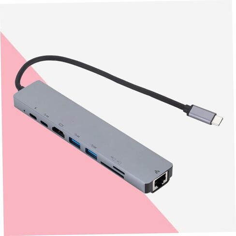 HOMSFOU 8 1 محول USB محولات USB c محول USB محور USB USB c محول Tf Slot Hub قارئ بطاقة Sd USB c إلى محول جهاز العرض USB c محور شحن USB c إلى Hub Type Charge in Kuwait