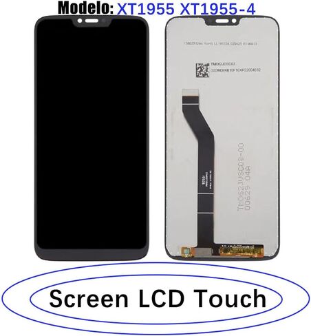 Screen Replacement for Motorola Moto G7 Power (US Version) XT1955-5 XT1955-6 LCD Display Touch Digitizer Assembly 6.2" 157mm (Black) + Tools in Saudi Arabia